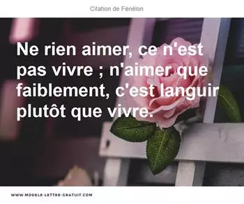 Citations Fénélon