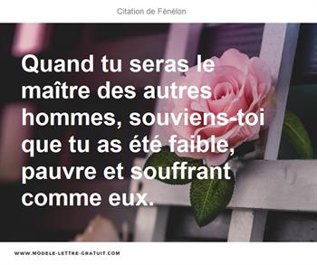 Citations Fénélon