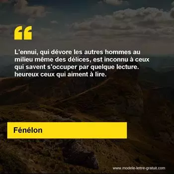Citation Fénélon