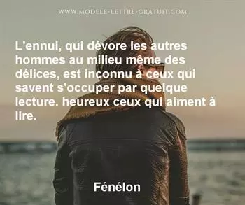 Citation de Fénélon