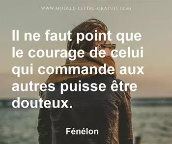 Citation de Fénélon