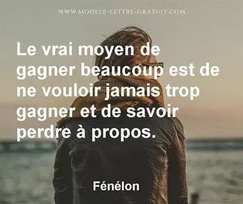 Citation de Fénélon