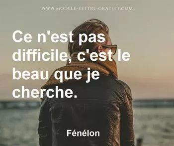 Citation de Fénélon