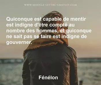 Citation de Fénélon