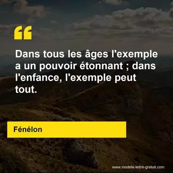 Citation Fénélon
