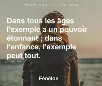 Citation de Fénélon