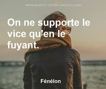 Citation de Fénélon