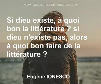 Citation de Eugène IONESCO