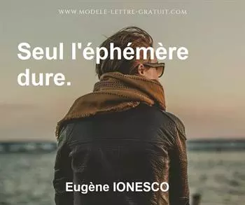 Citation de Eugène IONESCO