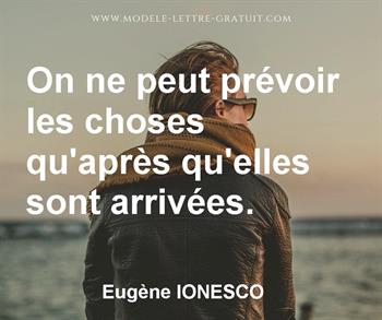 Citation de Eugène IONESCO