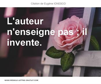 Citations Eugène IONESCO