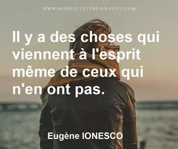 Citation de Eugène IONESCO