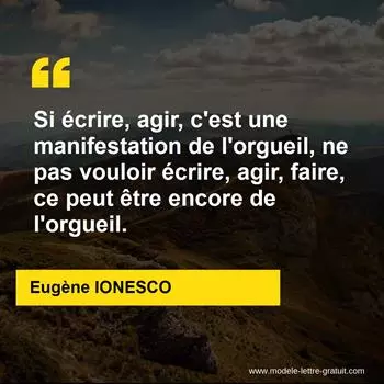 Citation Eugène IONESCO
