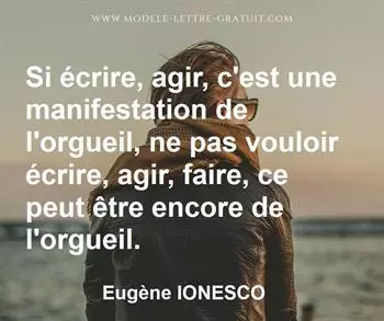 Citation de Eugène IONESCO