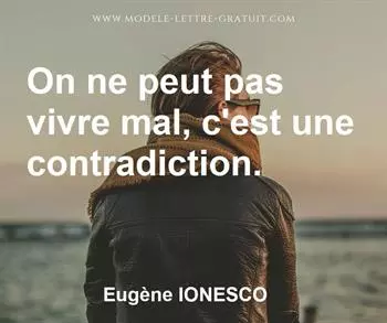 Citation de Eugène IONESCO