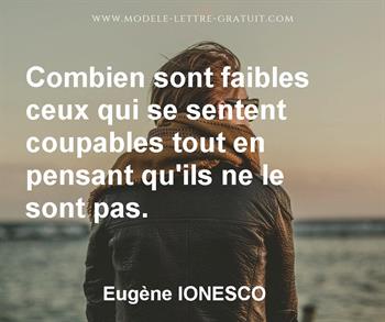 Citation de Eugène IONESCO