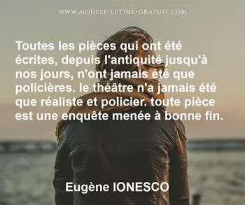 Citation de Eugène IONESCO