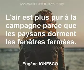 Citation de Eugène IONESCO