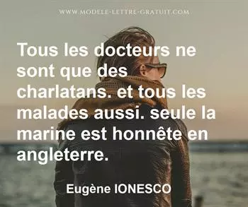 Citation de Eugène IONESCO