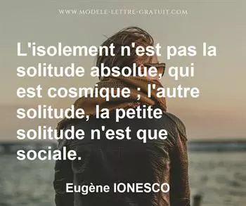 Citation de Eugène IONESCO