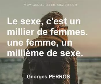 Citation de Georges PERROS