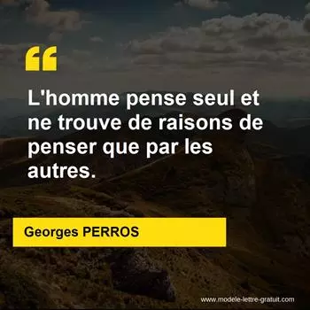 Citation Georges PERROS