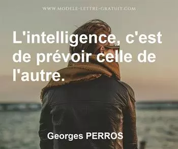 Citation de Georges PERROS