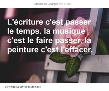 Citations Georges PERROS