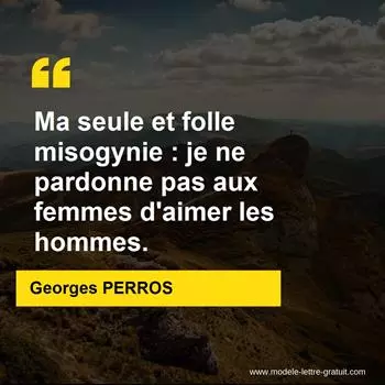 Citation Georges PERROS