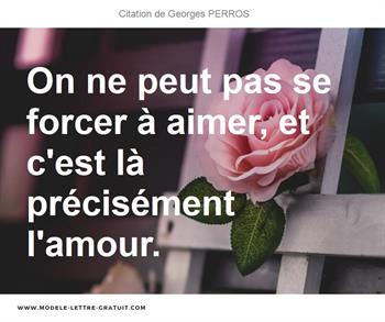 Citations Georges PERROS