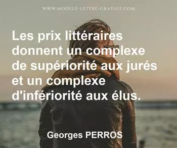 Citation de Georges PERROS