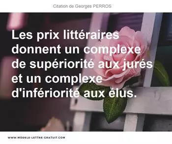 Citations Georges PERROS