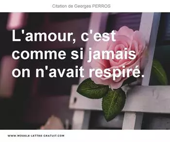 Citations Georges PERROS
