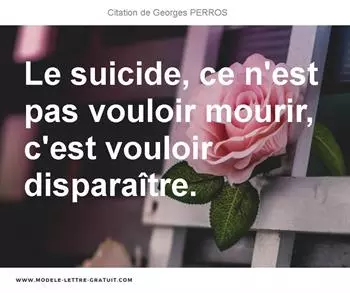 Citations Georges PERROS