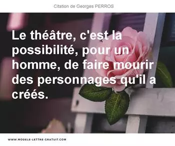 Citations Georges PERROS
