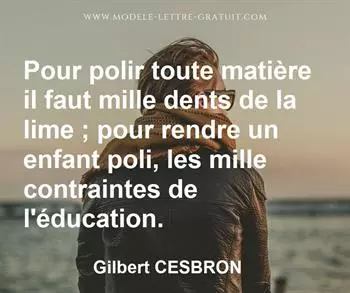 Citation de Gilbert CESBRON