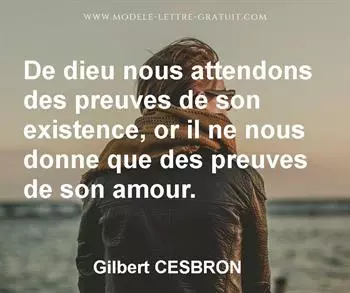 Citation de Gilbert CESBRON