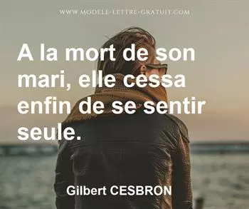 Citation de Gilbert CESBRON