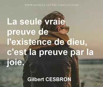 Citation de Gilbert CESBRON
