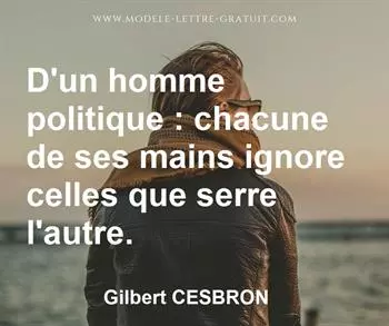 Citation de Gilbert CESBRON