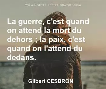 Citation de Gilbert CESBRON