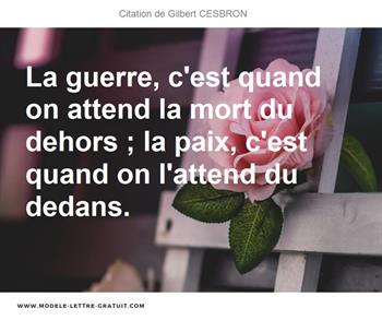 Citations Gilbert CESBRON