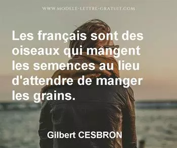 Citation de Gilbert CESBRON