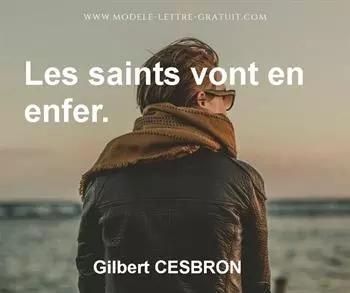 Citation de Gilbert CESBRON