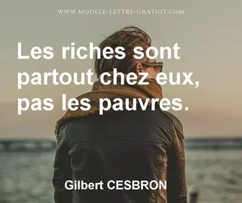 Citation de Gilbert CESBRON