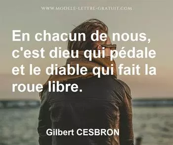 Citation de Gilbert CESBRON