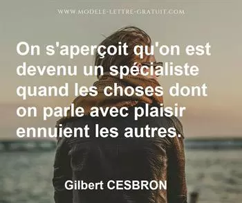 Citation de Gilbert CESBRON