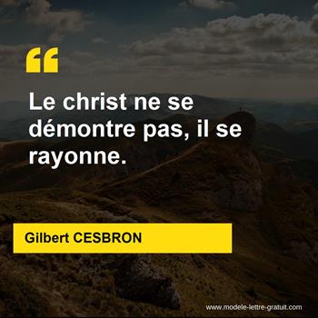 Citations Gilbert CESBRON