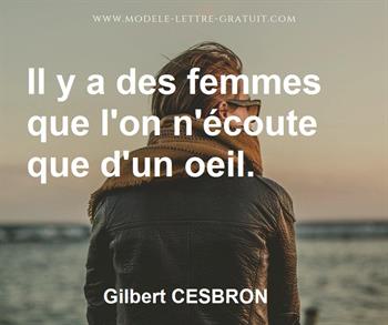 Citation de Gilbert CESBRON