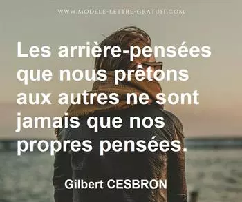 Citation de Gilbert CESBRON